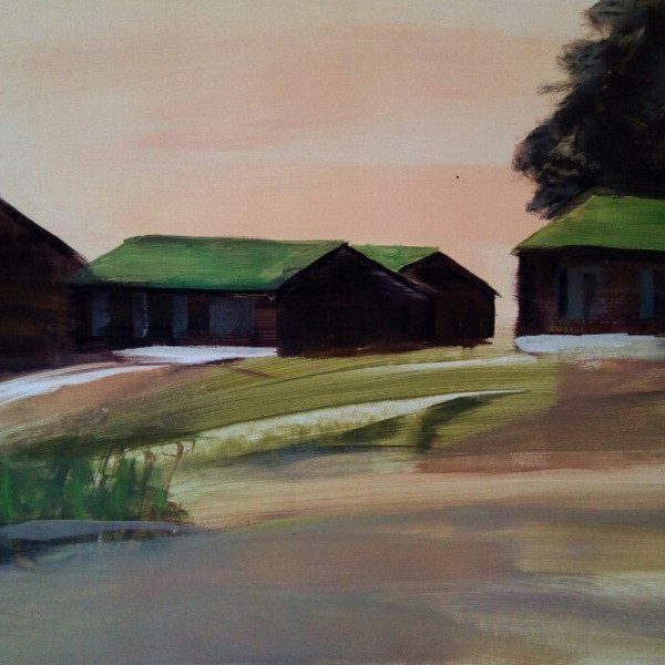 тихий вечер - пленэр арский камень